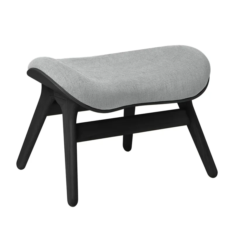A Conversation Piece Ottoman Fotpall Black Oak/Sterling Utförsäljning